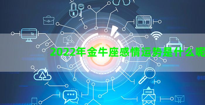 2022年金牛座感情运势是什么呢