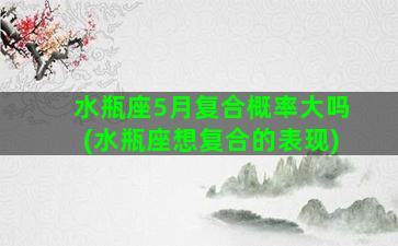 水瓶座5月复合概率大吗(水瓶座想复合的表现)