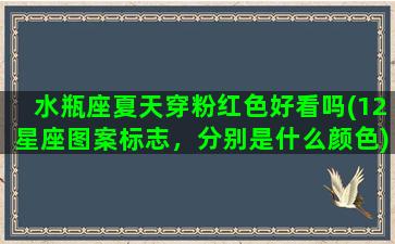 水瓶座夏天穿粉红色好看吗(12星座图案标志，分别是什么颜色)